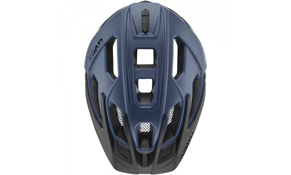 Kask rowerowy Uvex Quatro CC - niebiesko-czarny