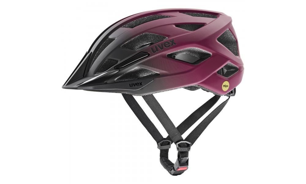 Kask rowerowy UVEX I-vo 2 MIPS - czerwono-czarny