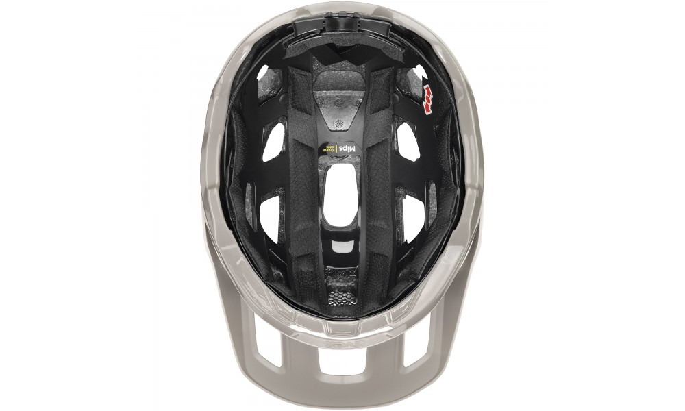 Kask rowerowy Uvex React MIPS - szary-czarny