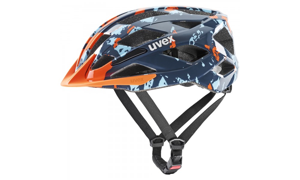 Kask rowerowy Uvex Air Wing 2 - pomarańczowo-niebieski