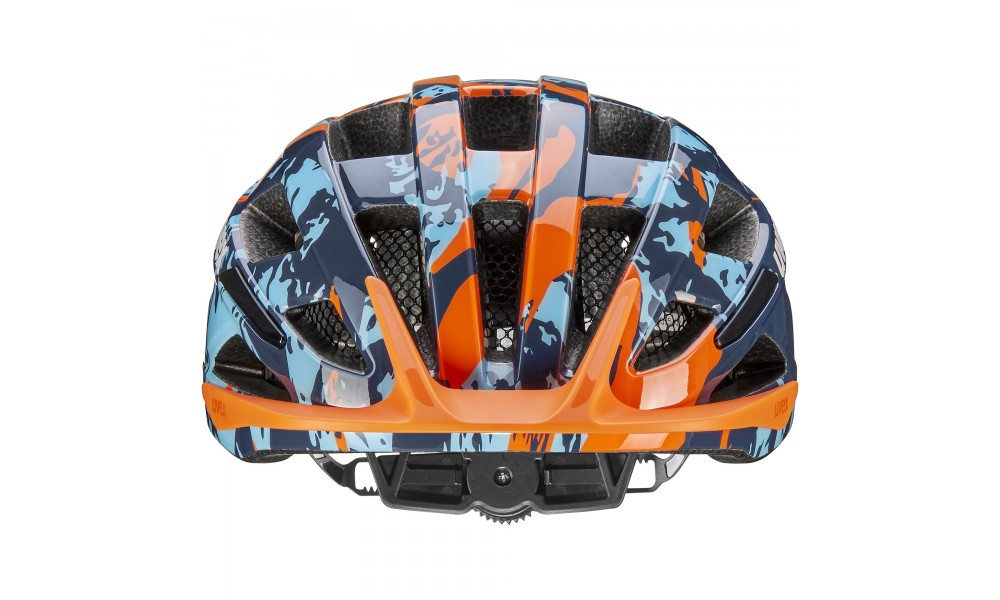 Kask rowerowy Uvex Air Wing 2 - pomarańczowo-niebieski
