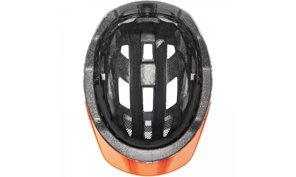 Kask rowerowy Uvex Air Wing 2 - pomarańczowo-niebieski