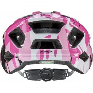 Kask rowerowy Uvex Air Wing 2 - różowo-czarny 2