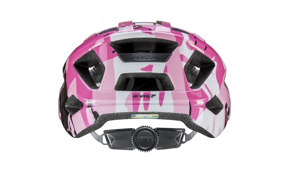 Kask rowerowy Uvex Air Wing 2 - różowo-czarny