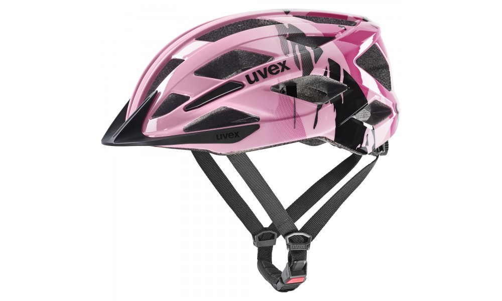 Kask rowerowy Uvex Air Wing 2 - różowo-czarny