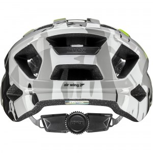 Kask rowerowy Uvex Air Wing 2 - limonkowo-czarny 2