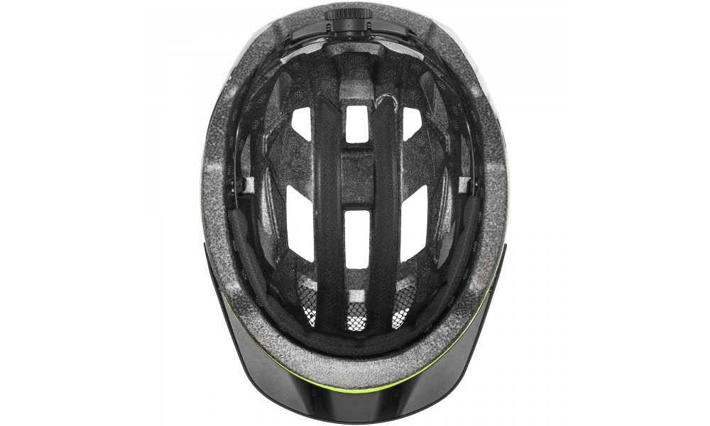 Kask rowerowy Uvex Air Wing 2 - limonkowo-czarny