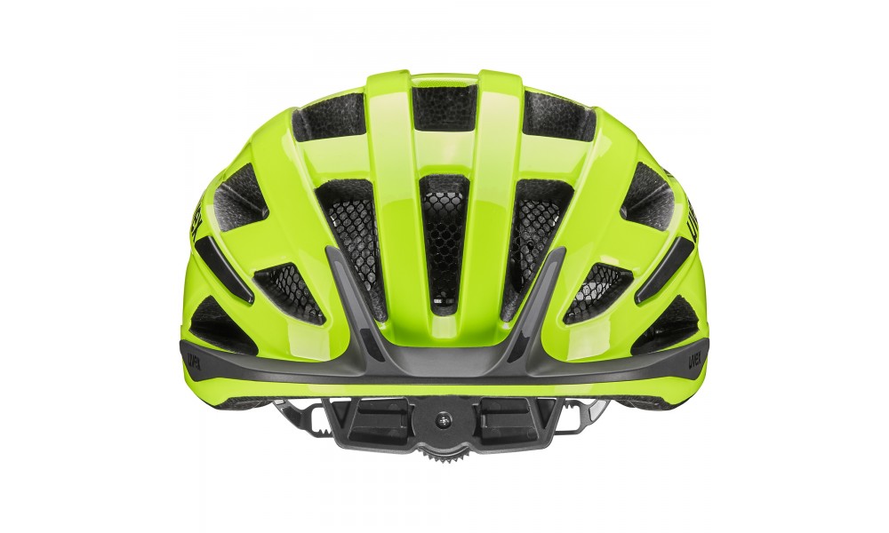 Kask rowerowy Uvex Air Wing 2 - limonkowo-czarny