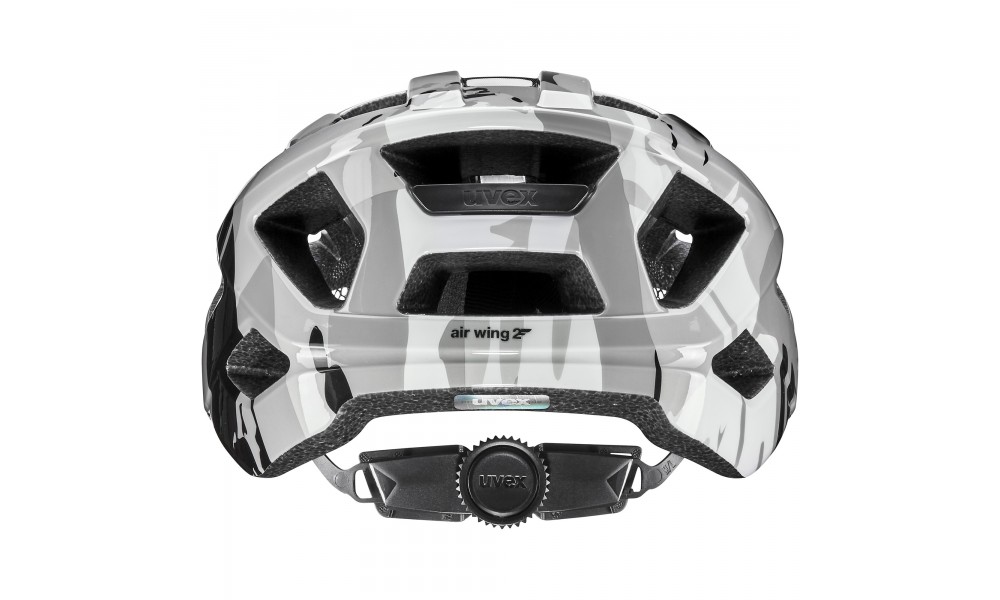 Kask rowerowy Uvex Air Wing 2 - szaro-czarny