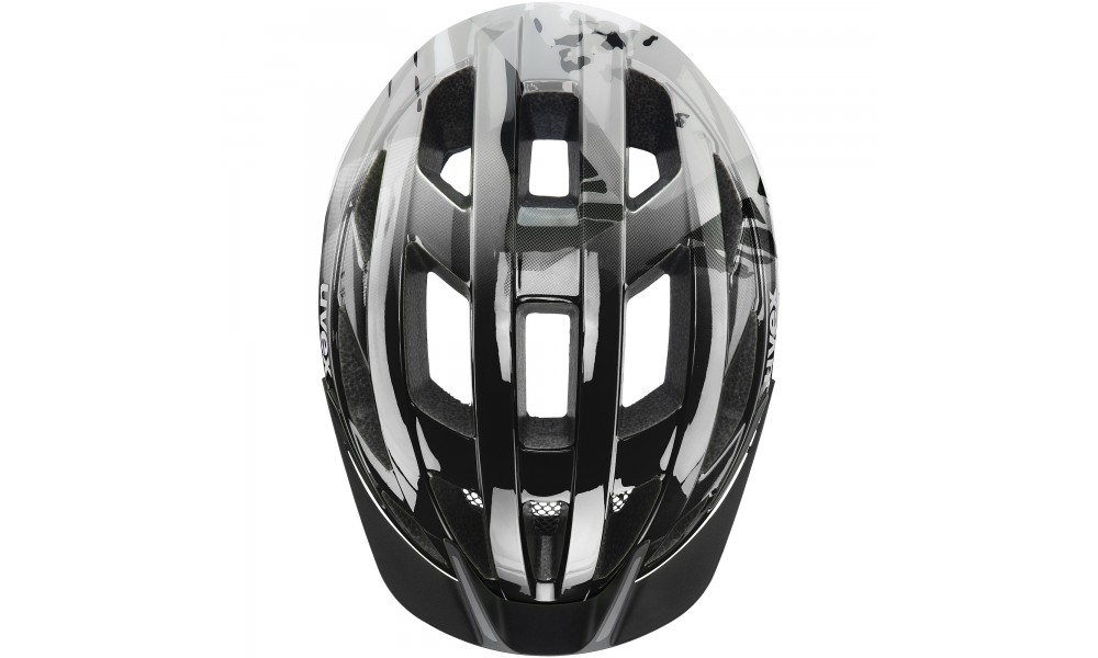 Kask rowerowy Uvex Air Wing 2 - szaro-czarny