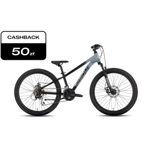 Rower młodzieżowy Tabou Badboy 24 026 - szaro-czarny 1