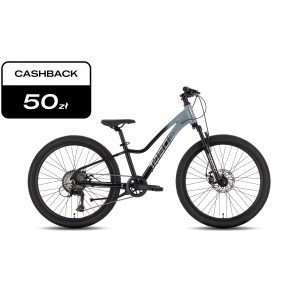 Rower młodzieżowy Tabou Poison 24 PRO 026 - szaro-czarny 1