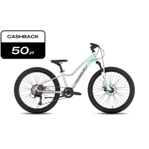 Rower młodzieżowy Tabou Topshe 24 PRO 026 - miętowo-szary 1