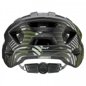 Kask rowerowy Uvex Air Wing 2 CC - zielono-czarny 2