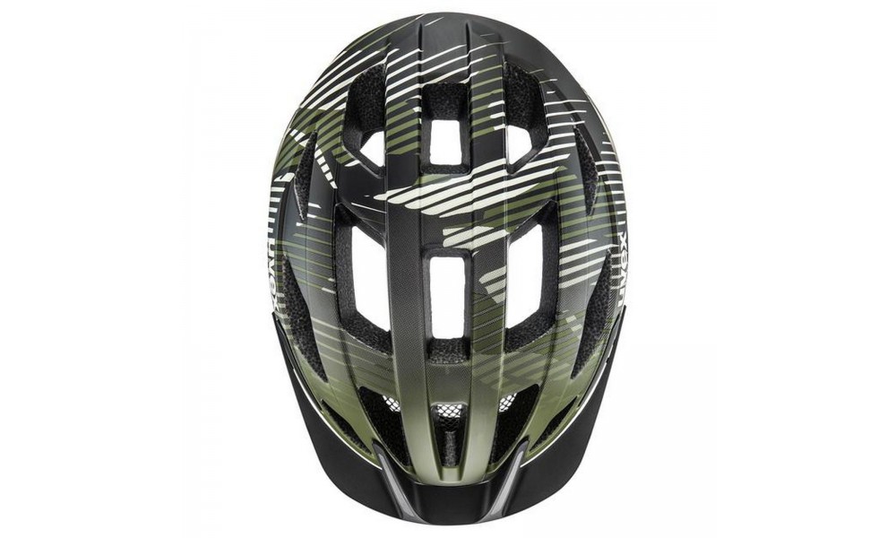 Kask rowerowy Uvex Air Wing 2 CC - zielono-czarny