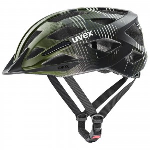Kask rowerowy Uvex Air Wing 2 CC - zielono-czarny 1
