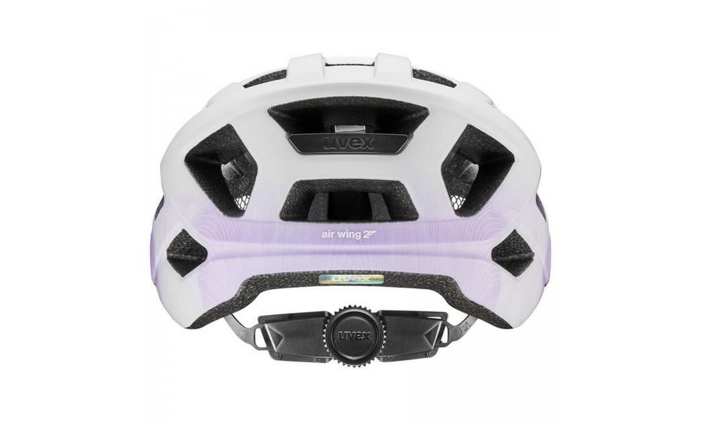 Kask rowerowy Uvex Air Wing 2 CC - fioletowo-biały