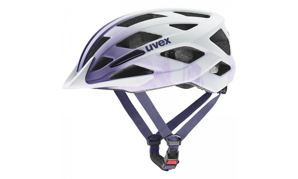 Kask rowerowy Uvex Air Wing 2 CC - fioletowo-biały
