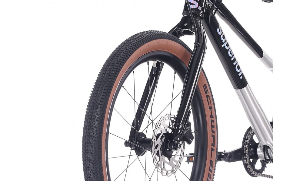 Rower dziecięcy Superior TEAM 20 026 - szaro-czarny