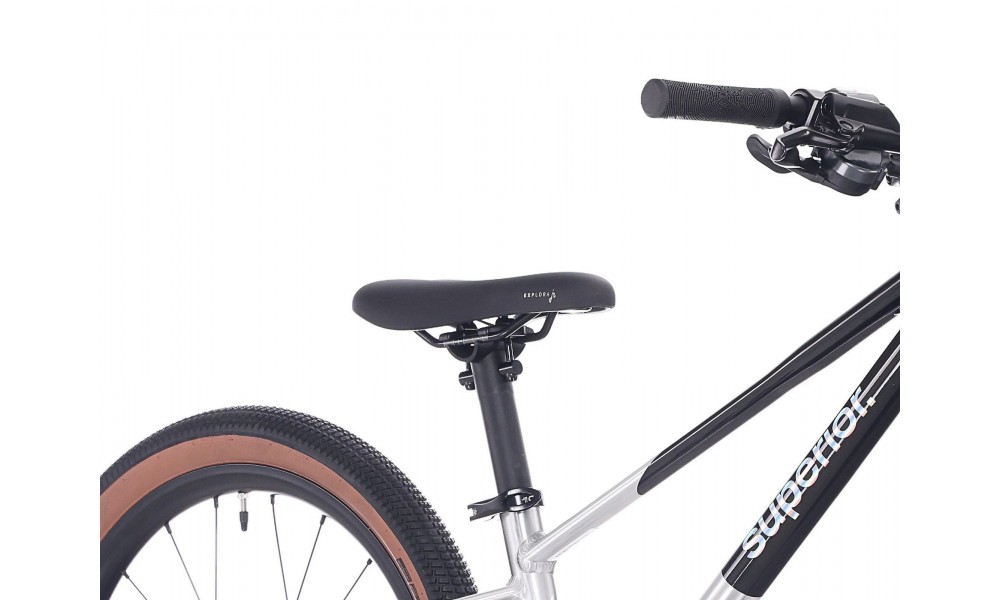 Rower dziecięcy Superior TEAM 20 026 - szaro-czarny
