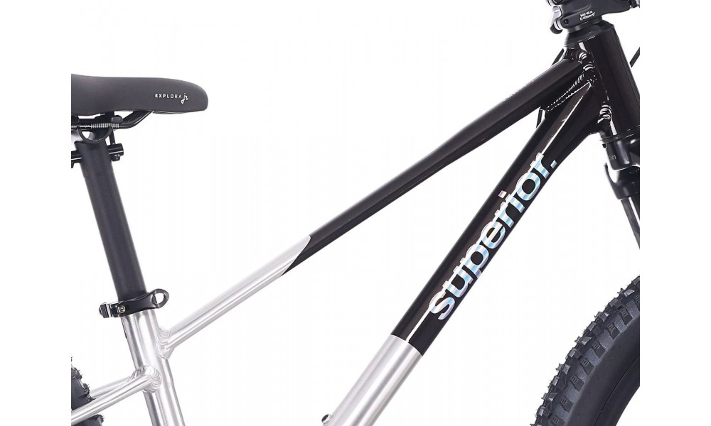 Rower młodzieżowy Superior TEAM 24 026 - szaro-czarny