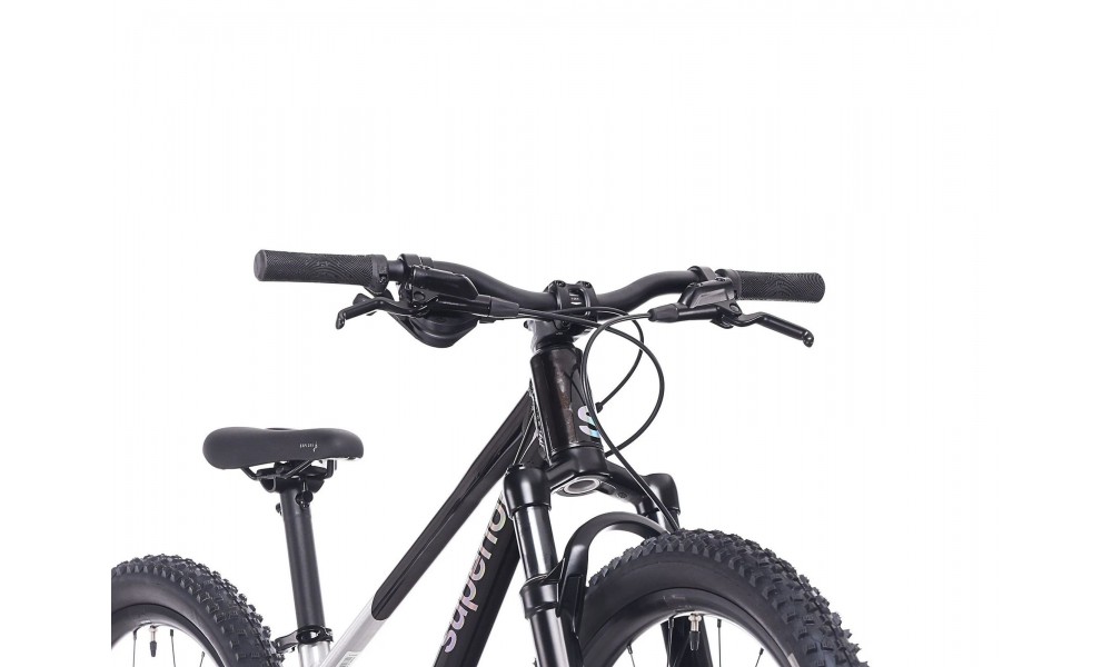 Rower młodzieżowy Superior TEAM 24 026 - szaro-czarny