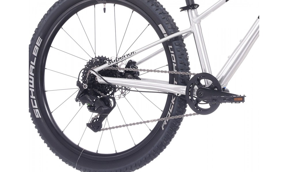 Rower młodzieżowy Superior TEAM 24 026 - szaro-czarny