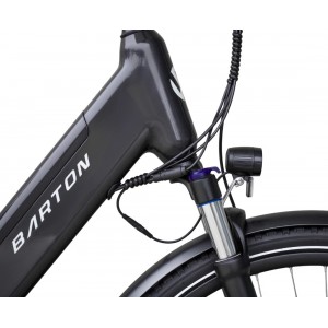 Rower miejski elektryczny Barton E-Smart 2.0 026 - grafitowy 2