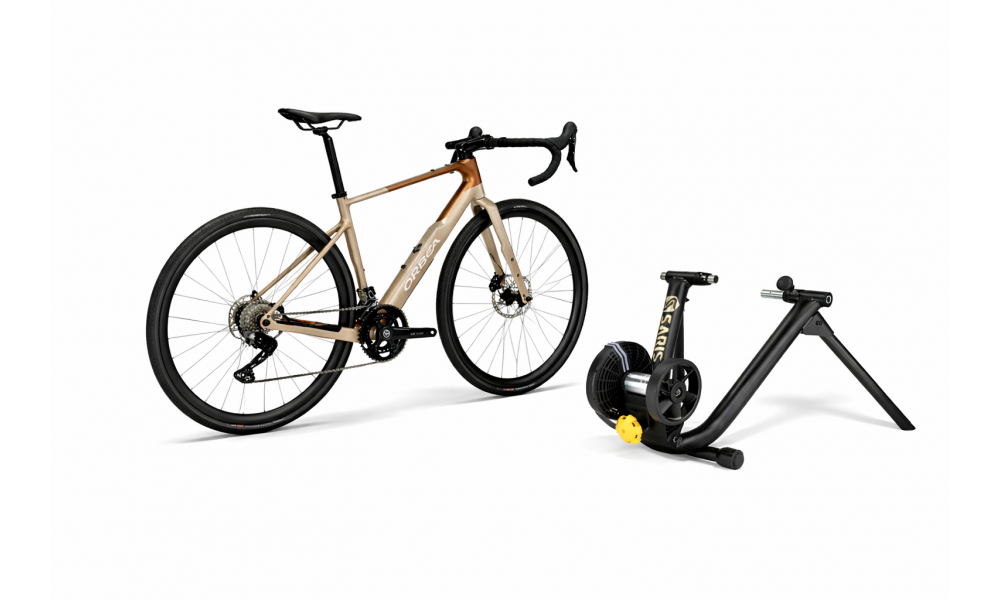 Rower gravel Orbea Terra M30TEAM 026 - beżowo-brązowy + trenażer Saris