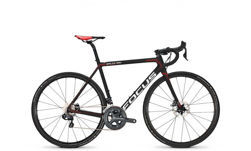 Rower szosowy Focus Izalco Max Disc Ultegra Di2 22G Black-Red 2017