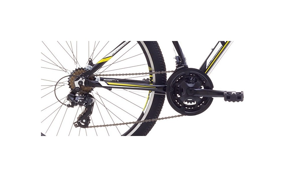 Rower górski Romet Rambler 26 JR Black-Yellow 2017