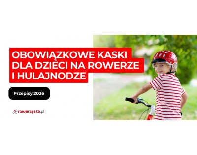 Obowiązkowe kaski dla dzieci na rowerze i hulajnodze – przepisy 2026